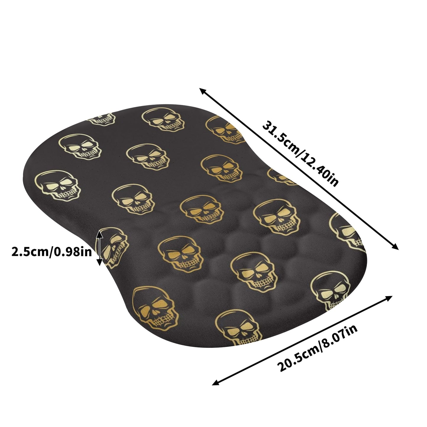 Smiling Skulls Mouse Pad Wrist Rest