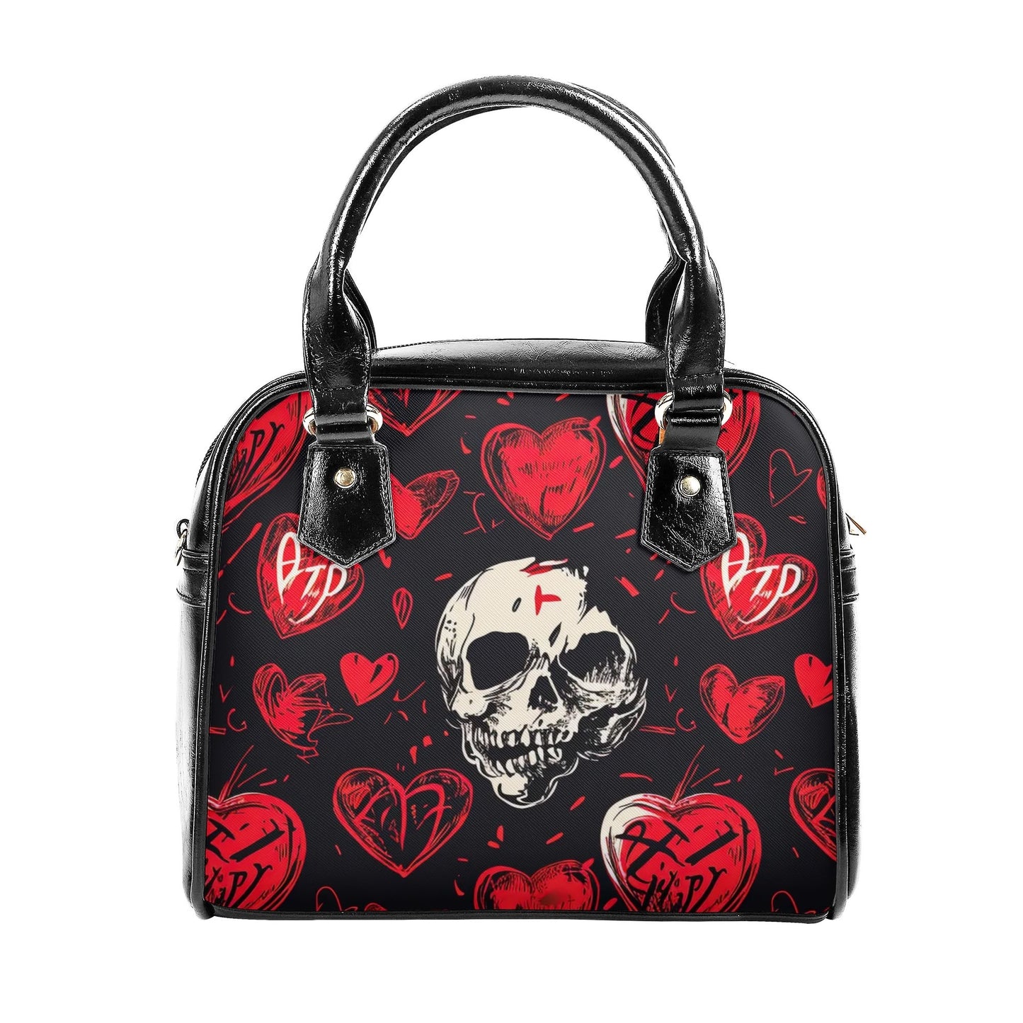 Skull In Love Shoulder Handbag