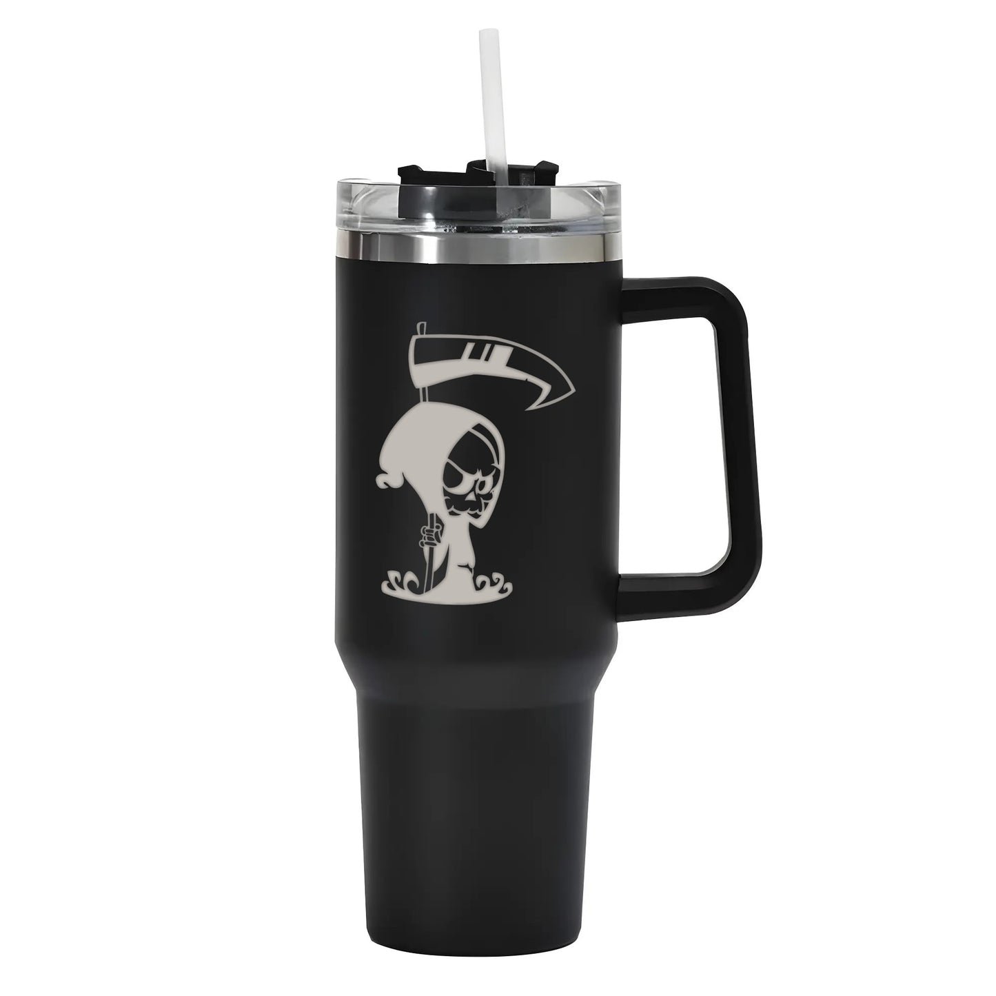 Lil Reaper 40oz Tumbler with Handle and Straw