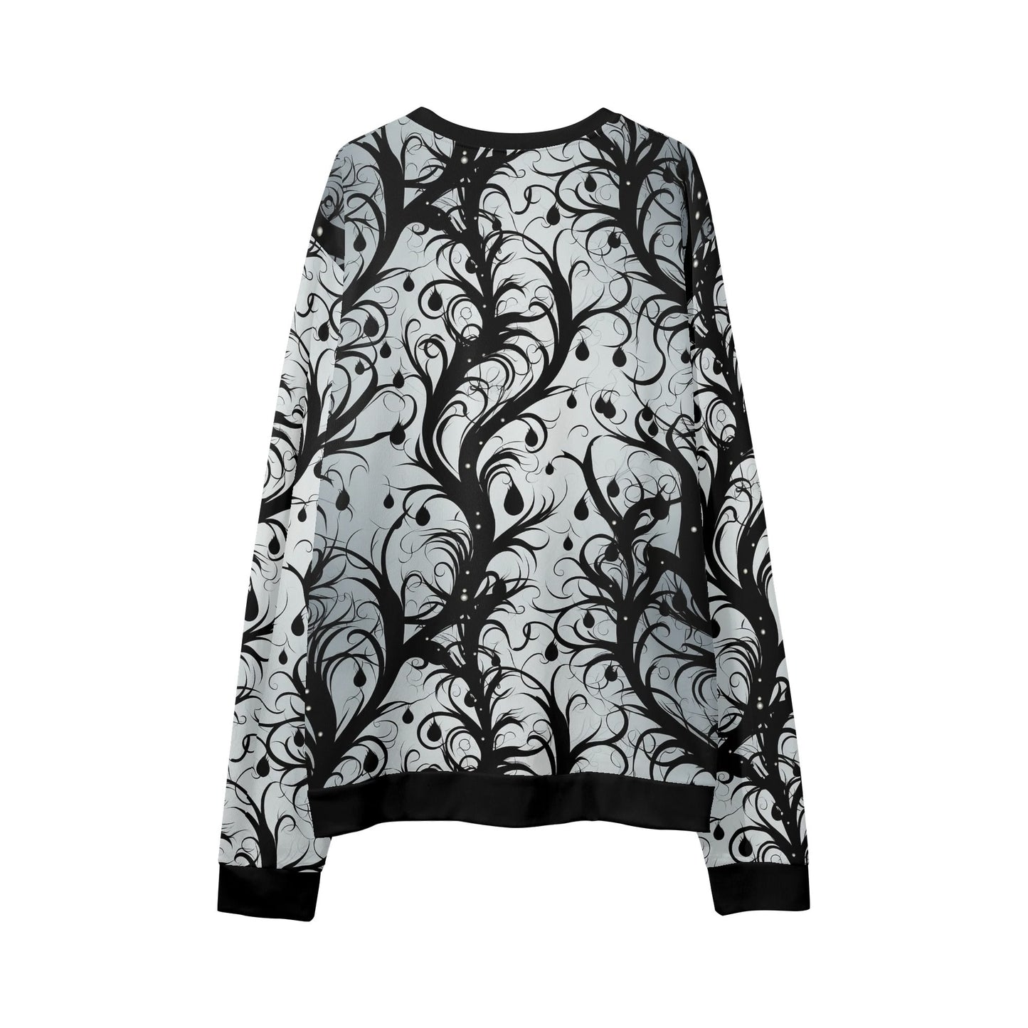 Vines Of Darkness Loose Pullover Sweatshirt