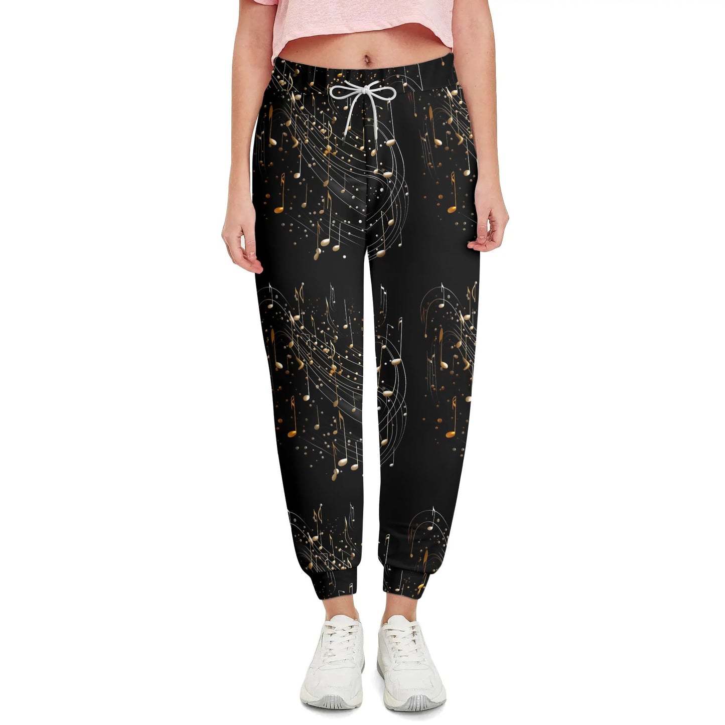 Flowing Musical Notes Joggers Sweatpants