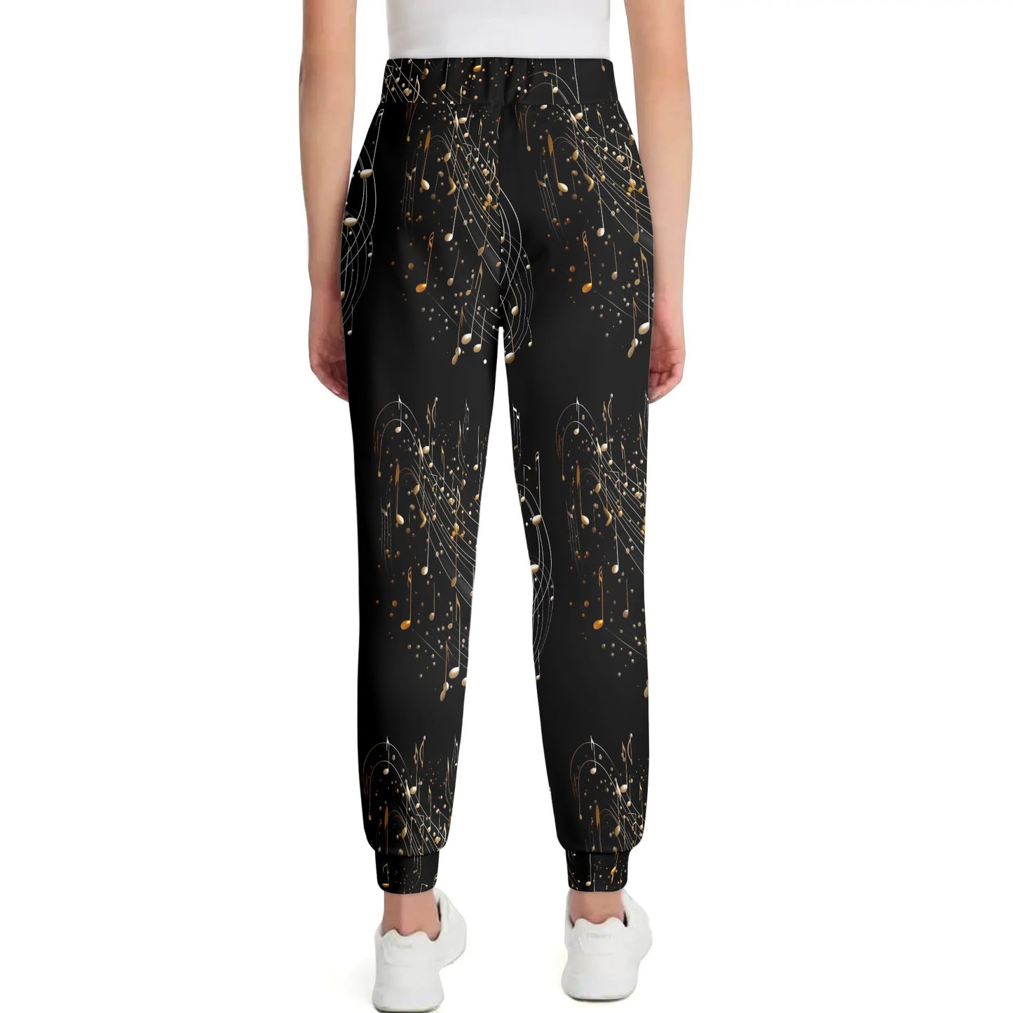 Flowing Musical Notes Joggers Sweatpants