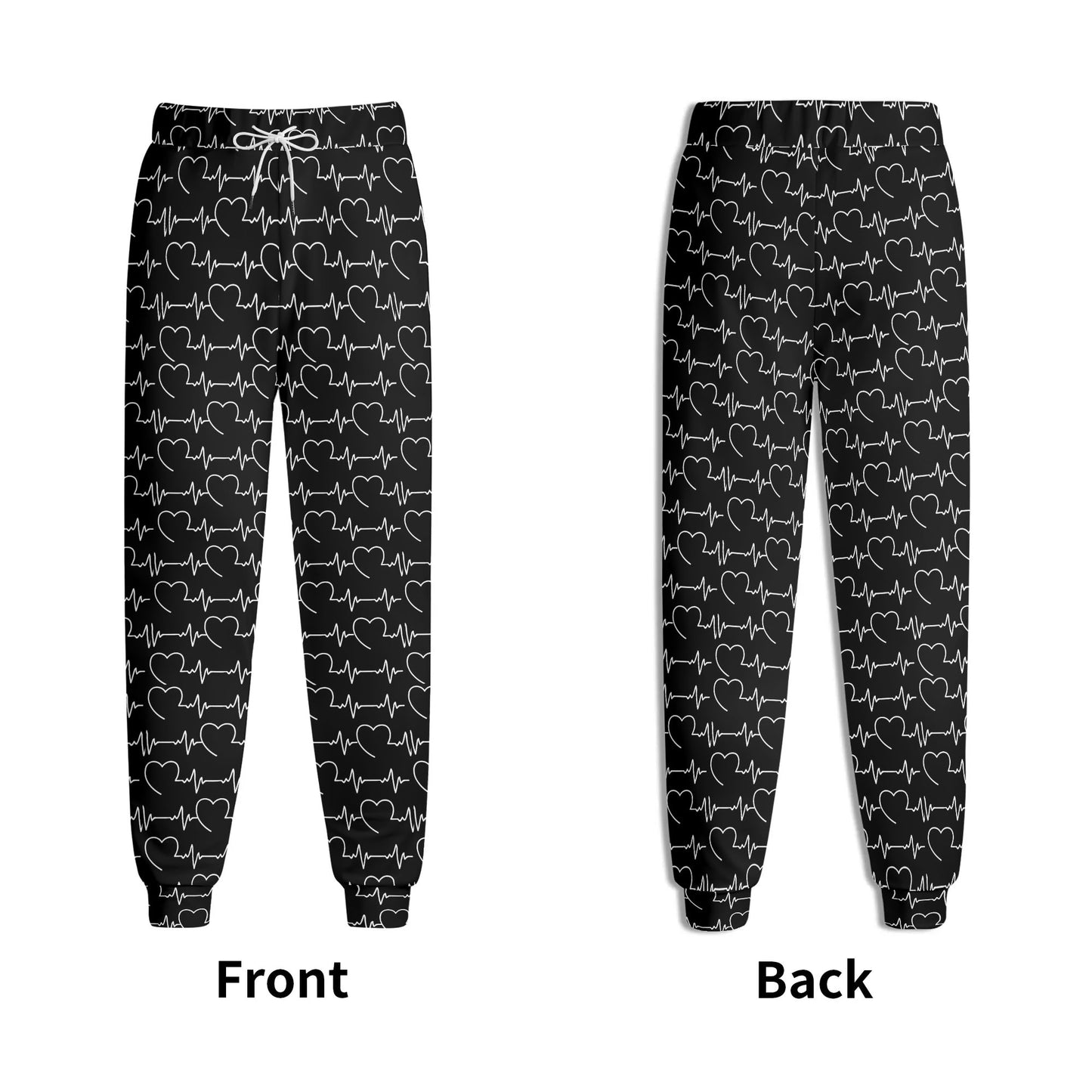 Love Heart Beats Joggers Sweatpants