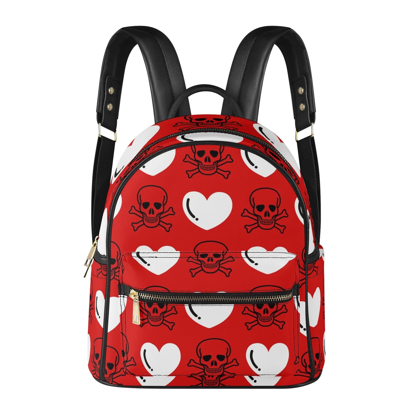 Skulls And White Hearts Casual Backpack