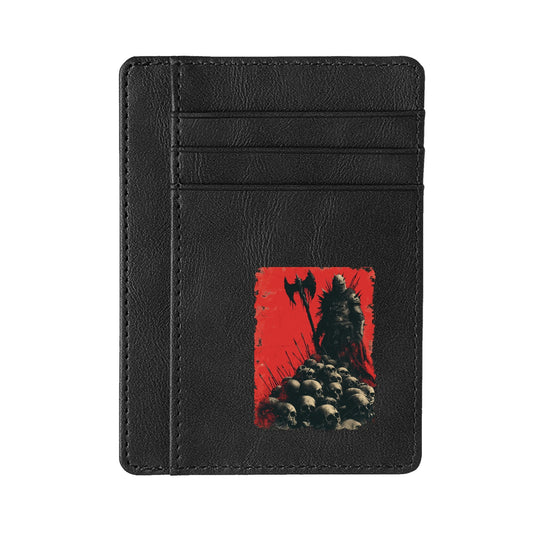 Skeleton Knight Minimalist Leather Wallets