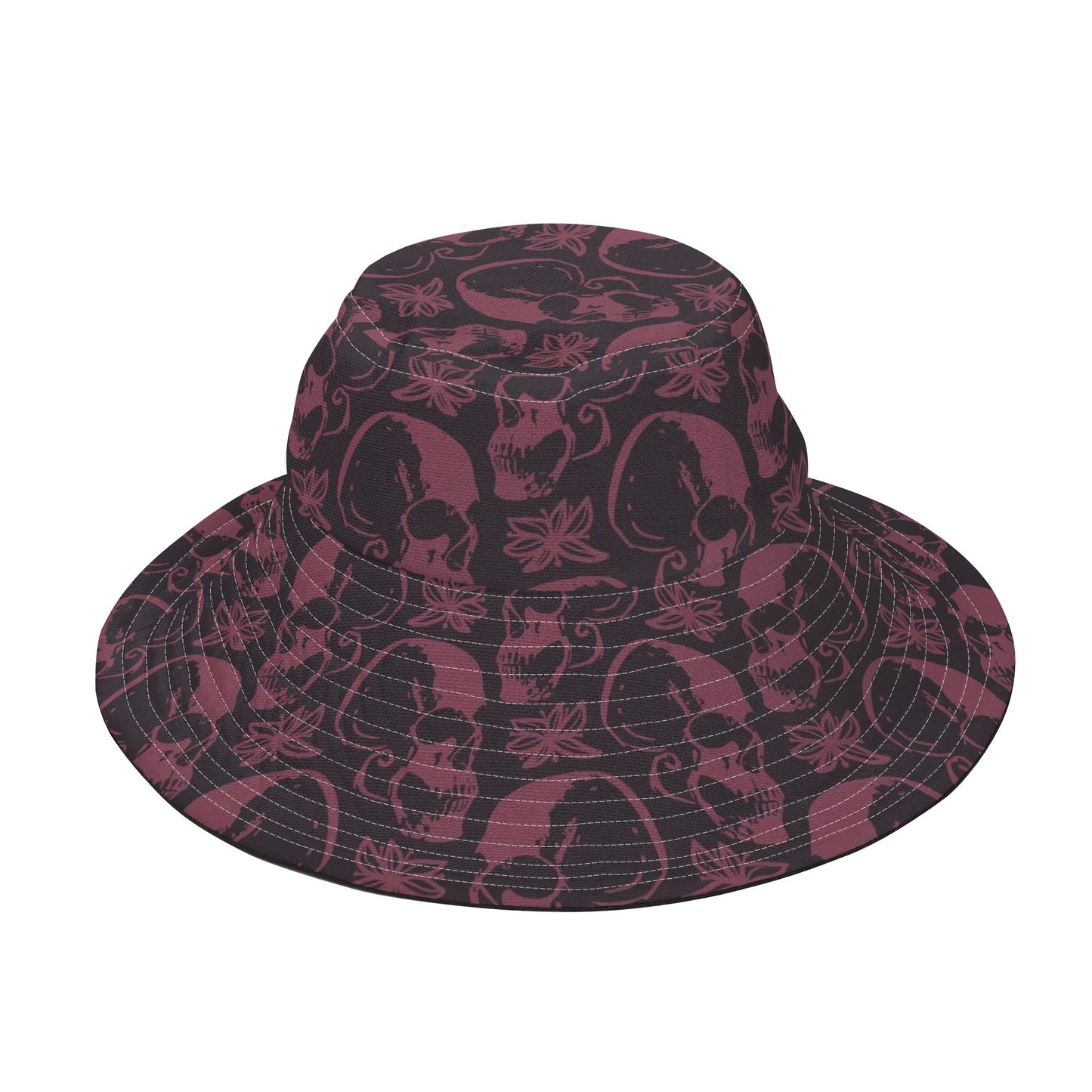 Purple Skulls Bucket Hat