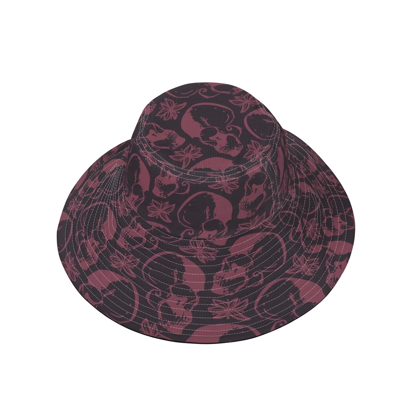 Purple Skulls Bucket Hat