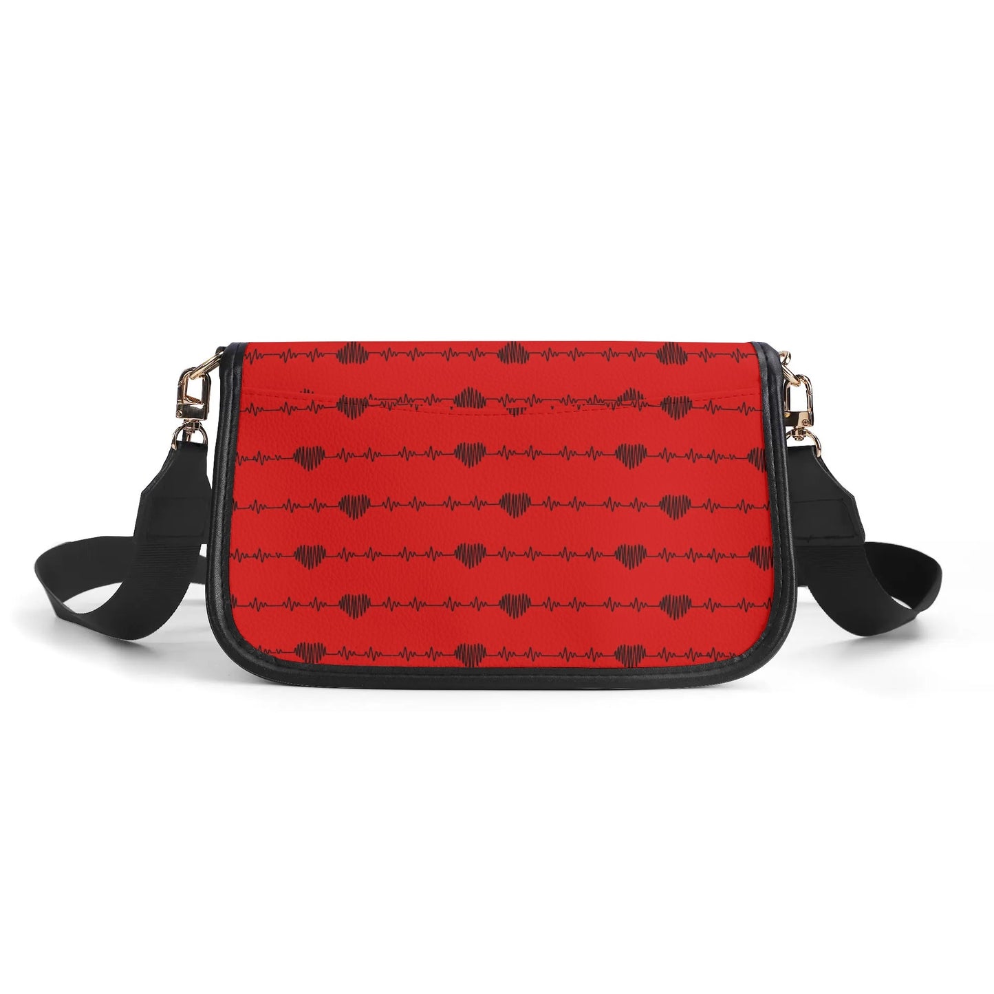 Little Heart Beats Leather Chain Shoulder bags