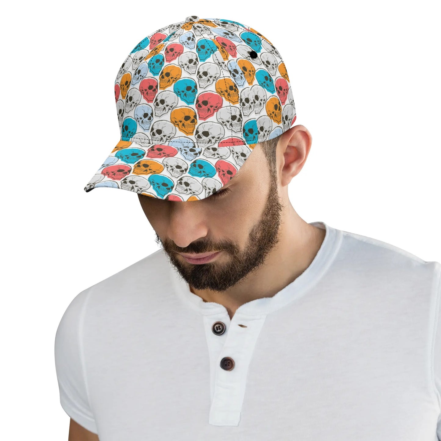 Colorful Skulls Baseball Cap