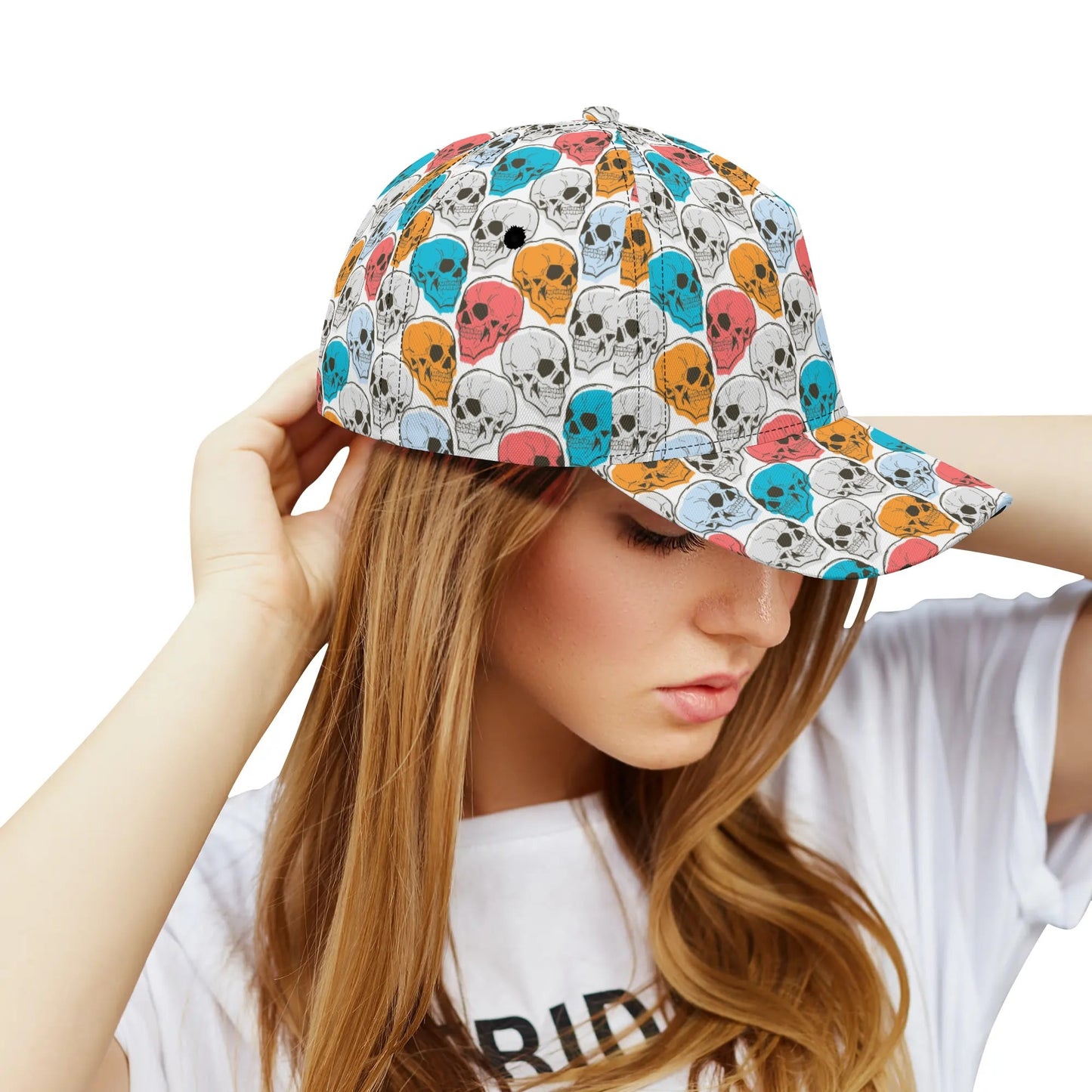 Colorful Skulls Baseball Cap