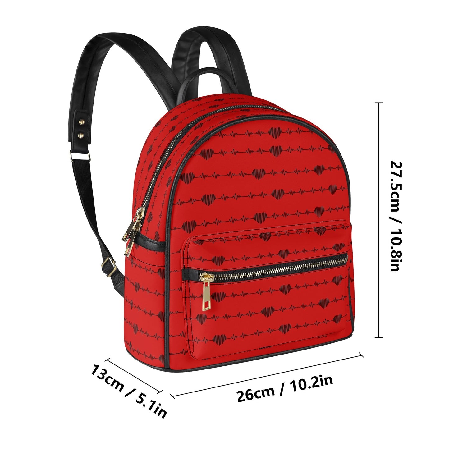 Hearts And Beats Casual Backpack