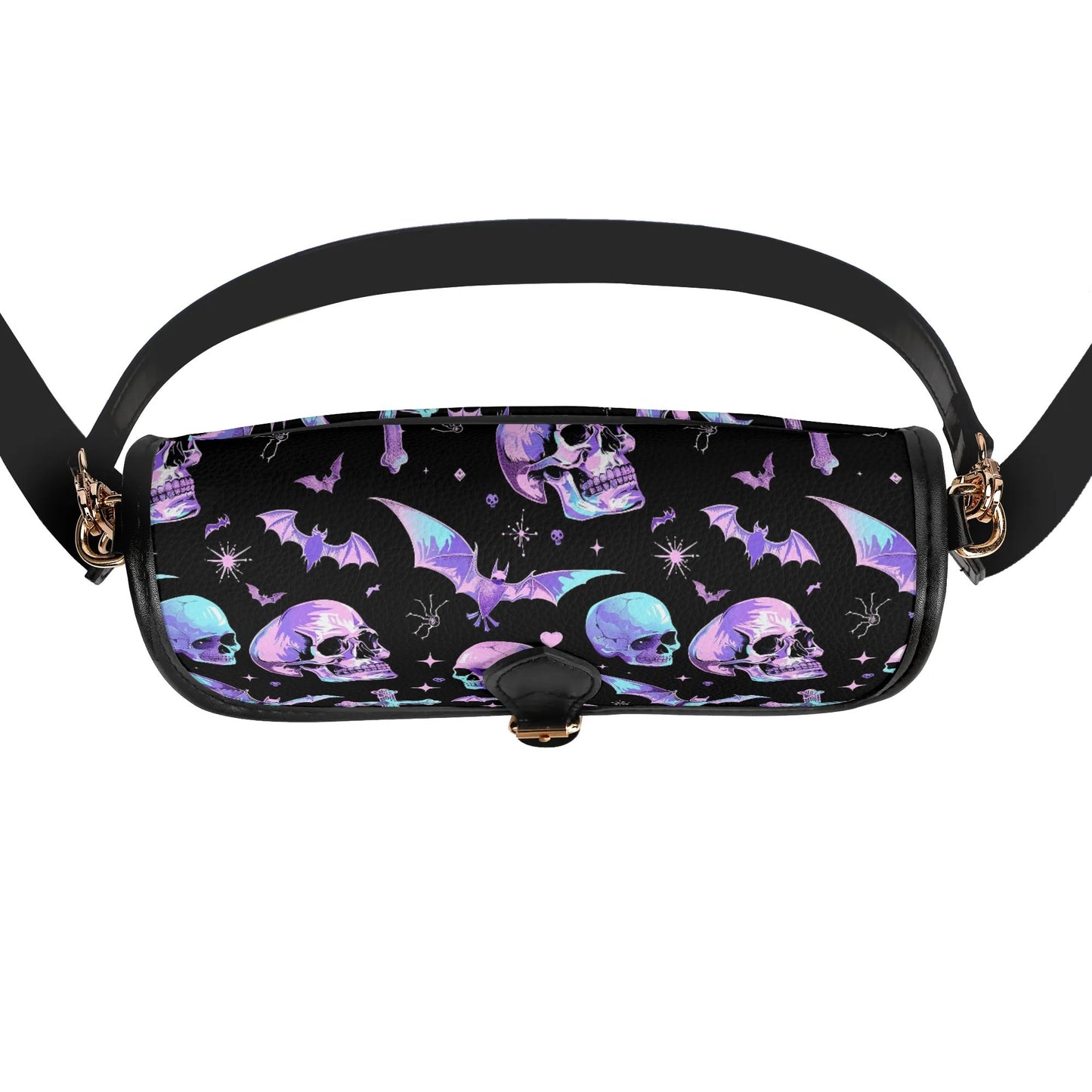 Midnight Skulls And Bats Chain Shoulder bags