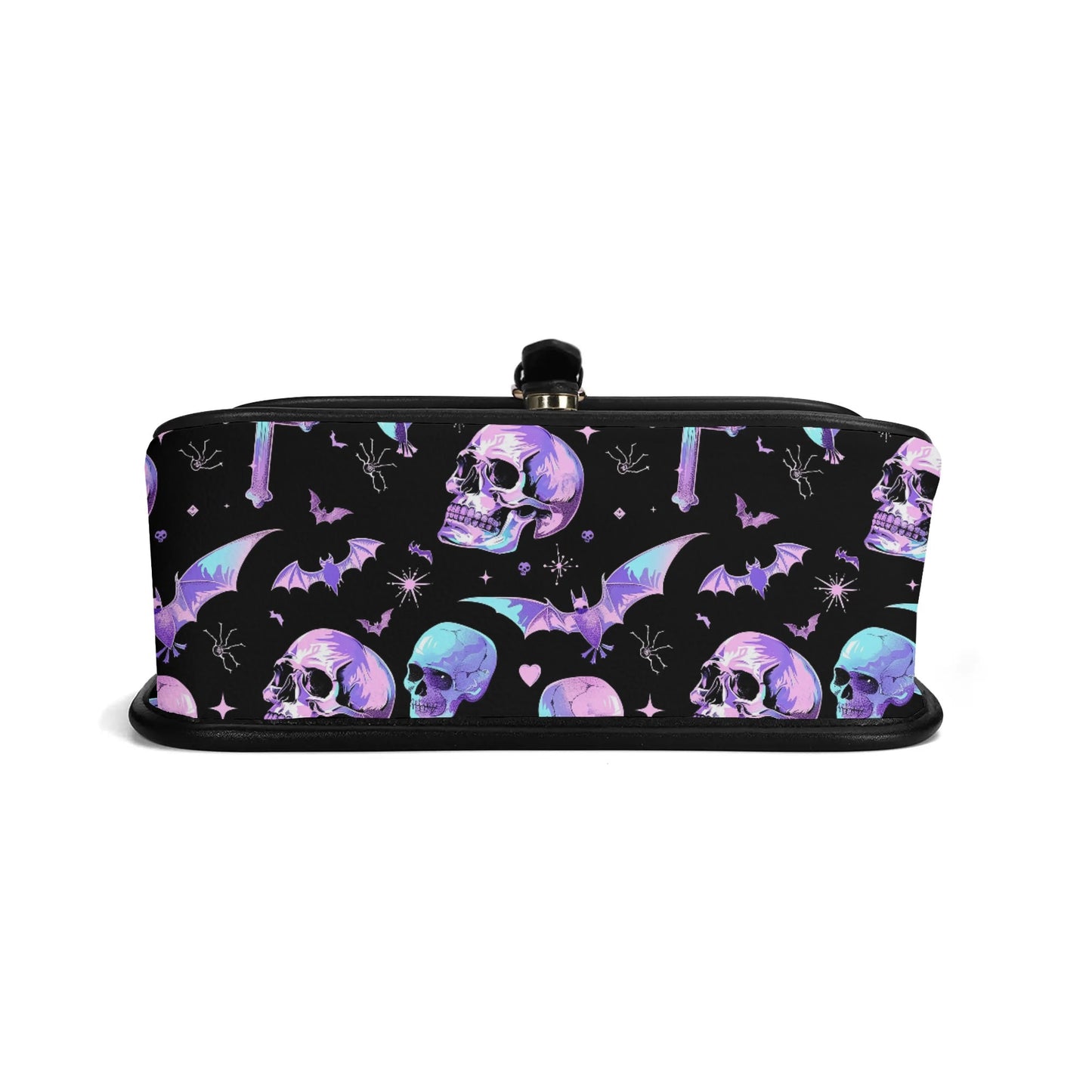 Midnight Skulls And Bats Chain Shoulder bags