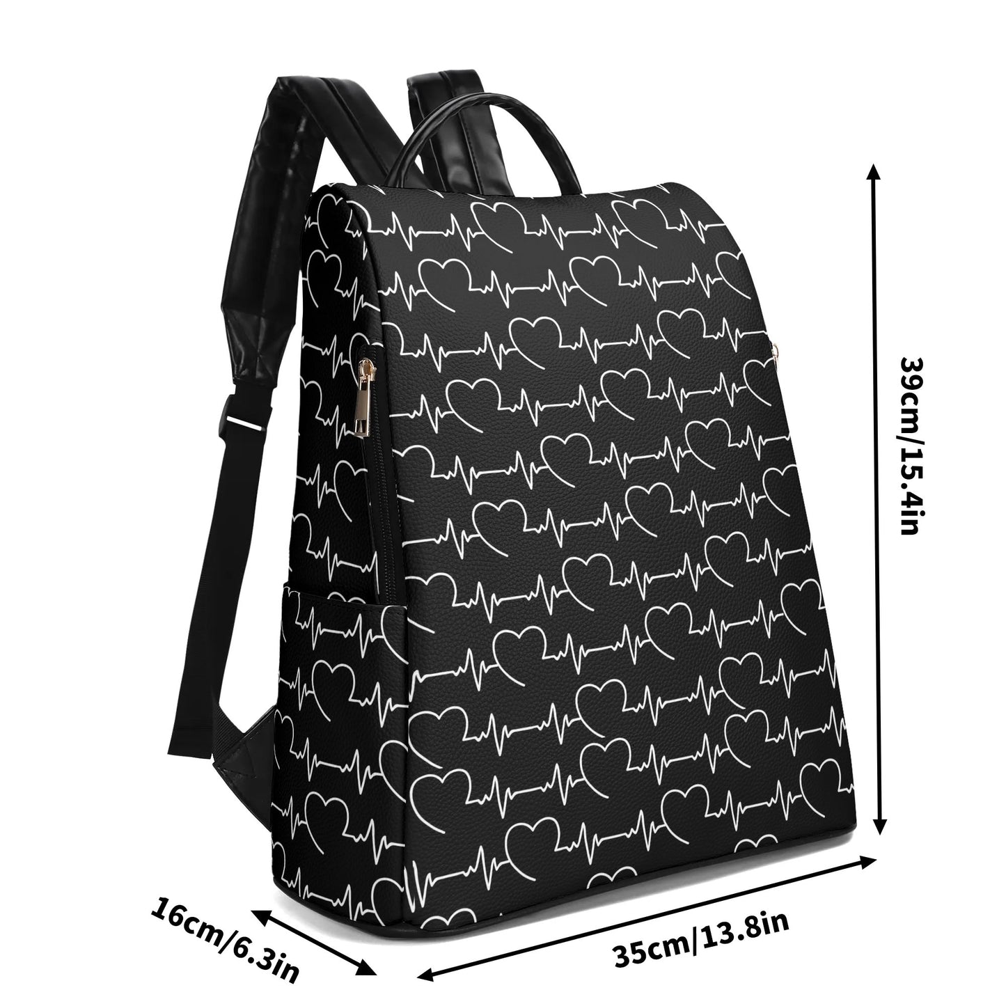 Heart Beat Hearts Casual Backpack