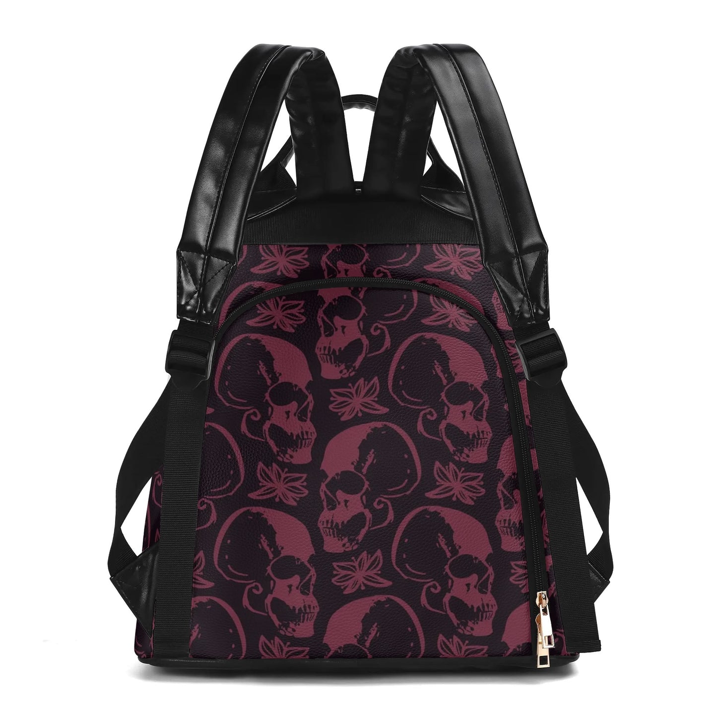 Purple Skulls Casual Backpack