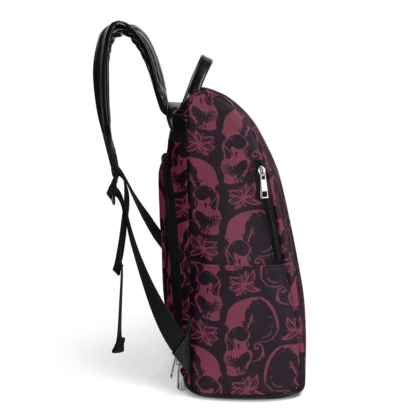 Purple Skulls Casual Backpack