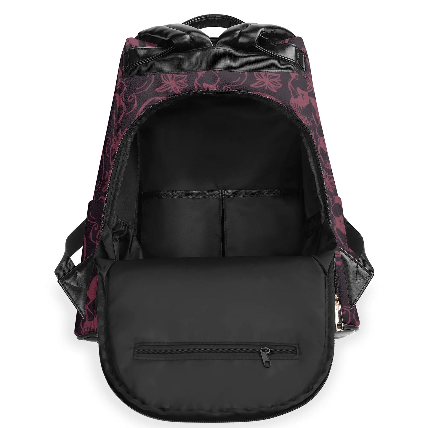 Purple Skulls Casual Backpack