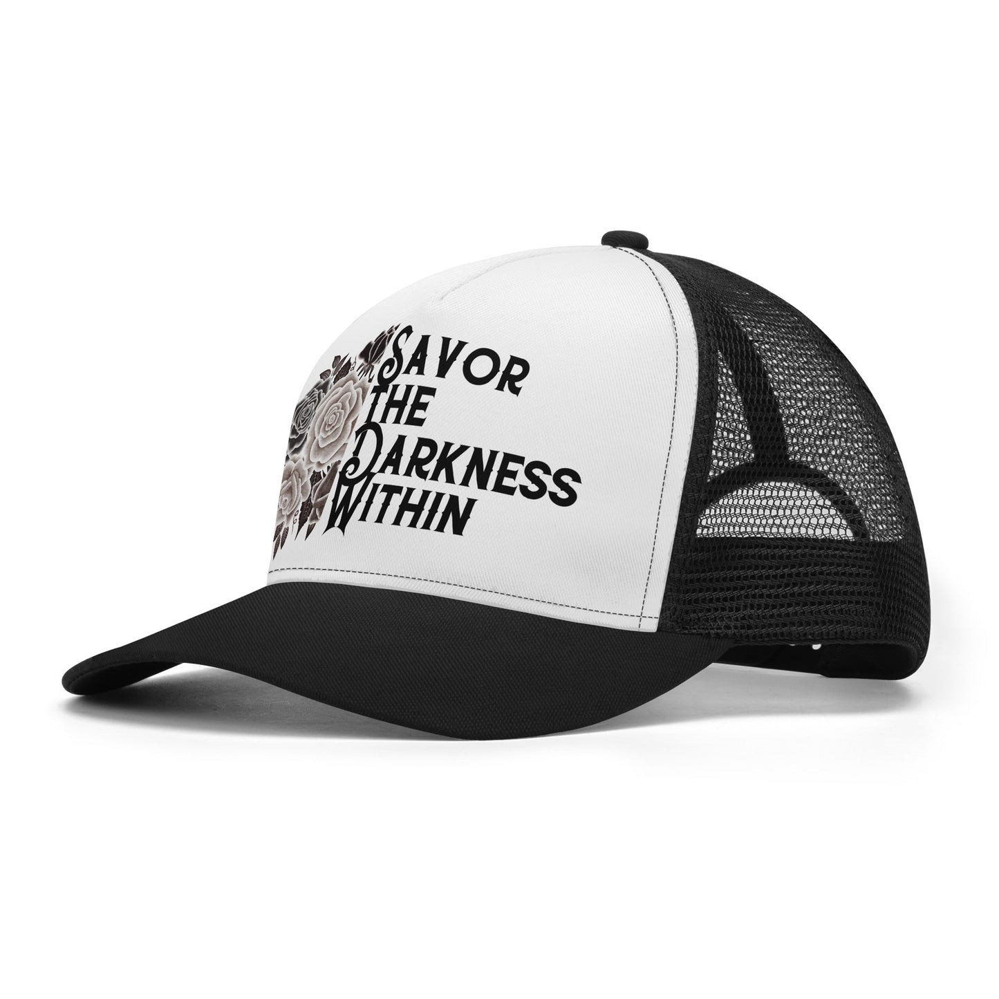 Savor The Darkness Within Mesh Trucker Hats