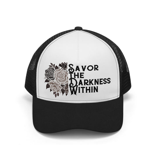 Savor The Darkness Within Mesh Trucker Hats