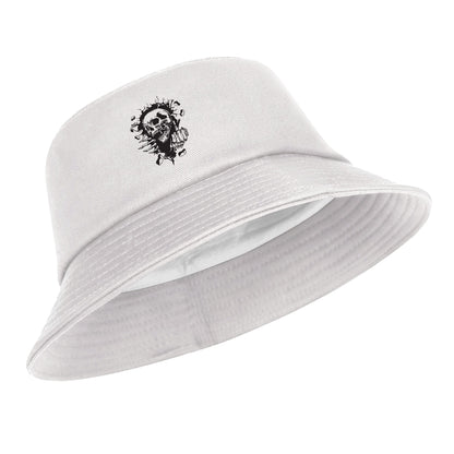 Middle Finger Skull Adult Bucket Hat