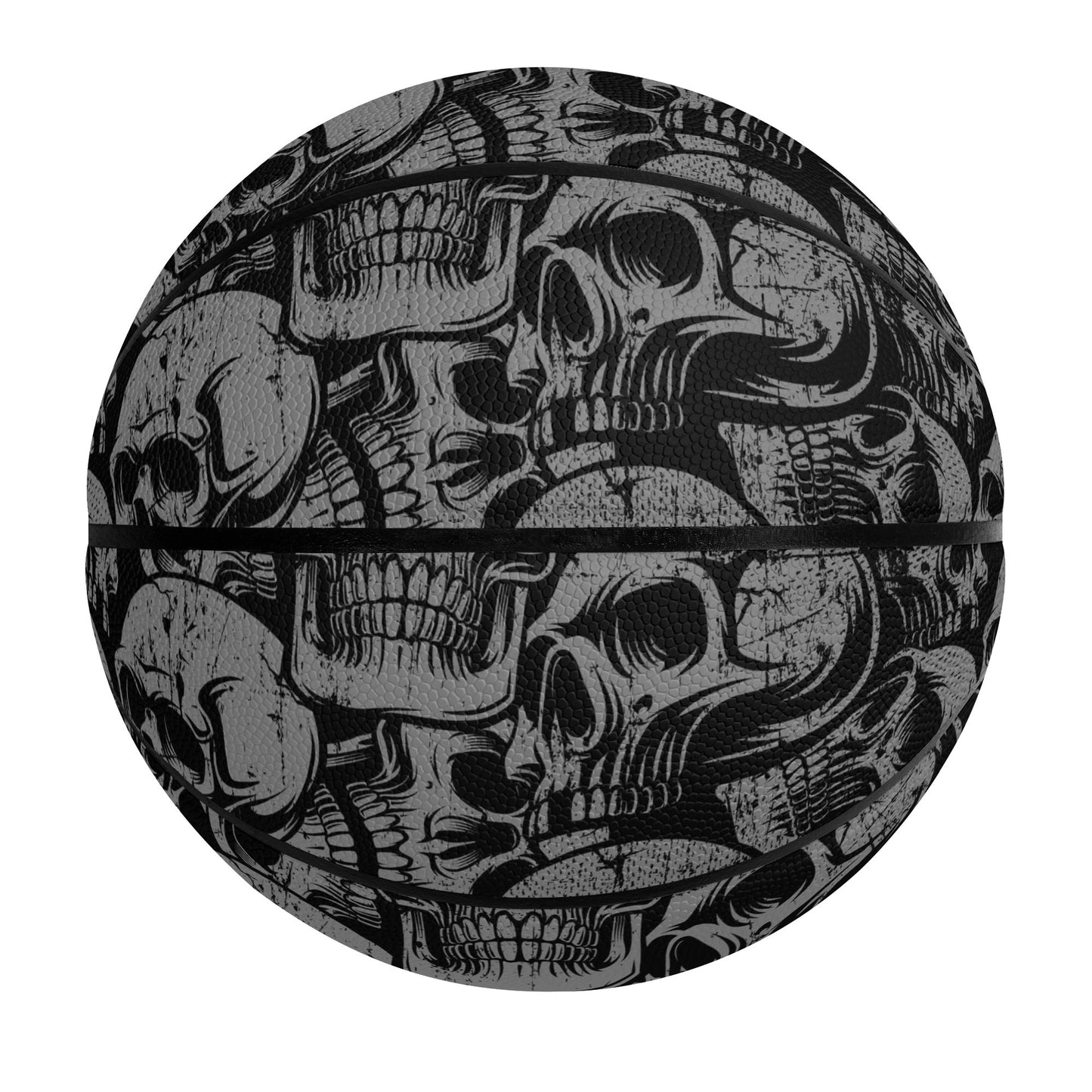 Silver Skulls Premium Leather Basketball