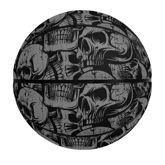 Silver Skulls Premium Leather Basketball