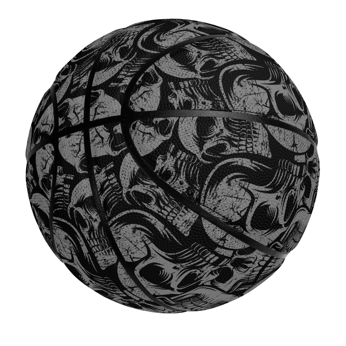 Silver Skulls Premium Leather Basketball