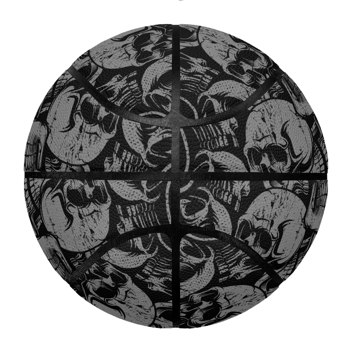 Silver Skulls Premium Leather Basketball