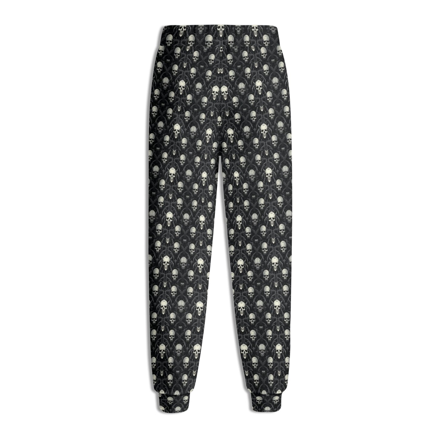 Gothic Skulls Pattern Joggers Sweatpants