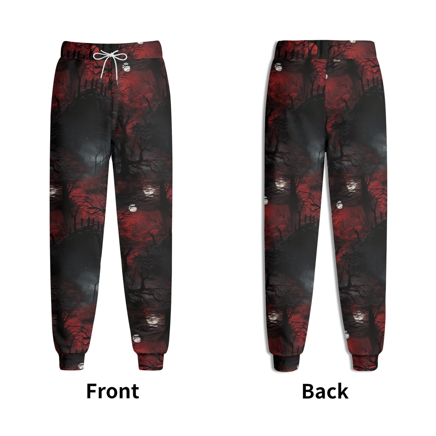 Dark Forest Of Red Joggers Sweatpants