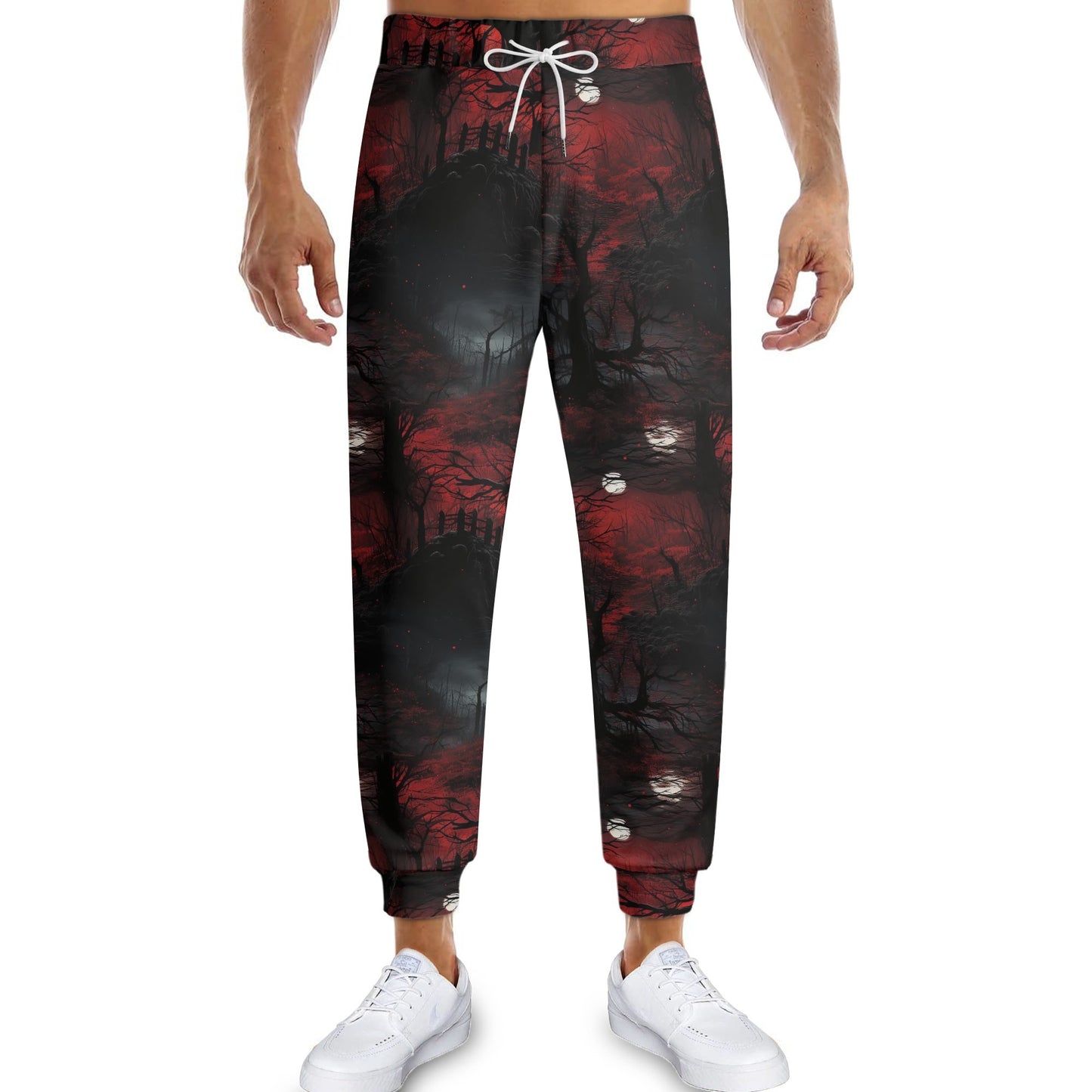 Dark Forest Of Red Joggers Sweatpants