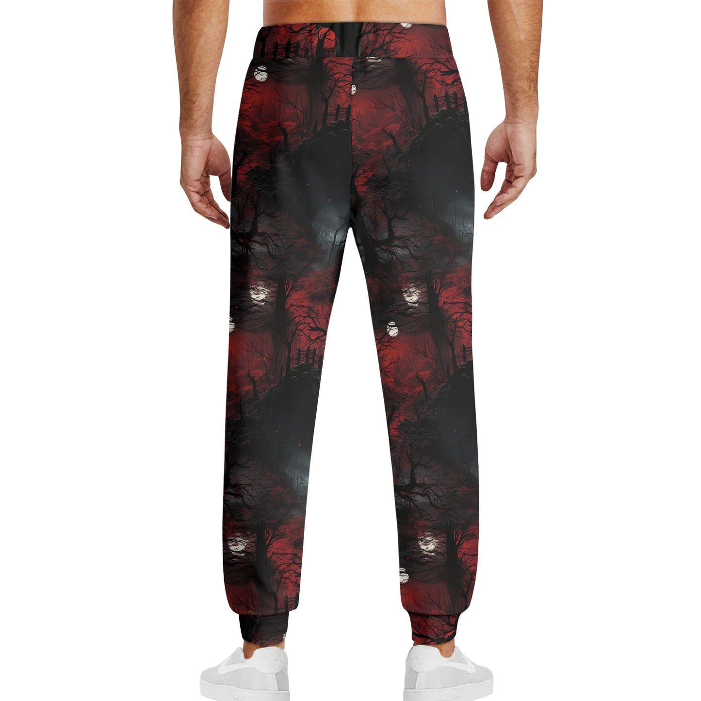 Dark Forest Of Red Joggers Sweatpants