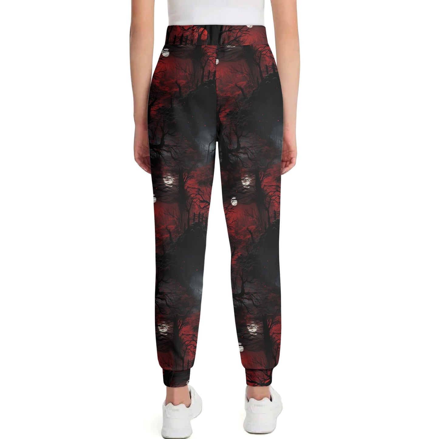 Dark Forest Of Red Joggers Sweatpants