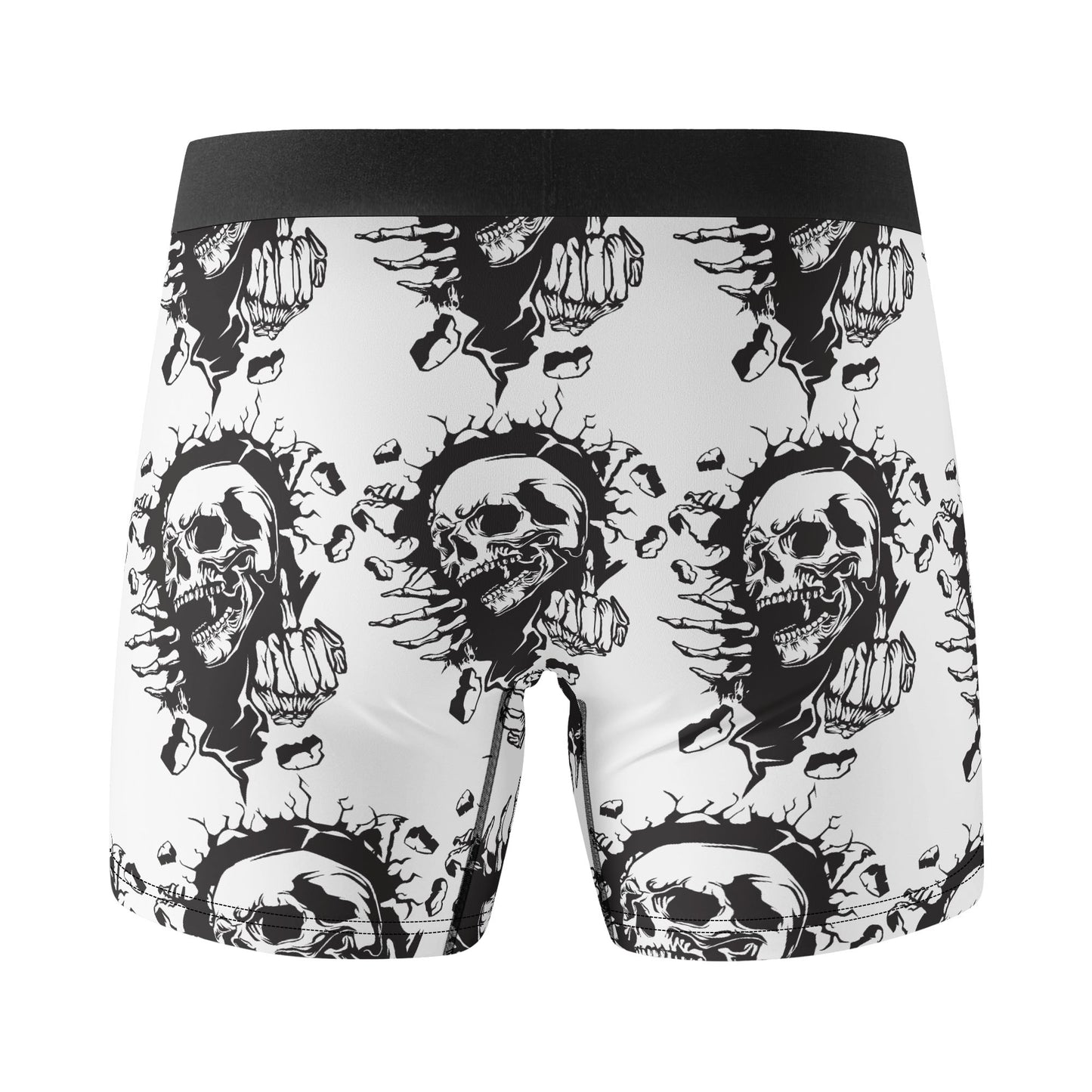 Middle Finger Skull Classic Stretch Underwear