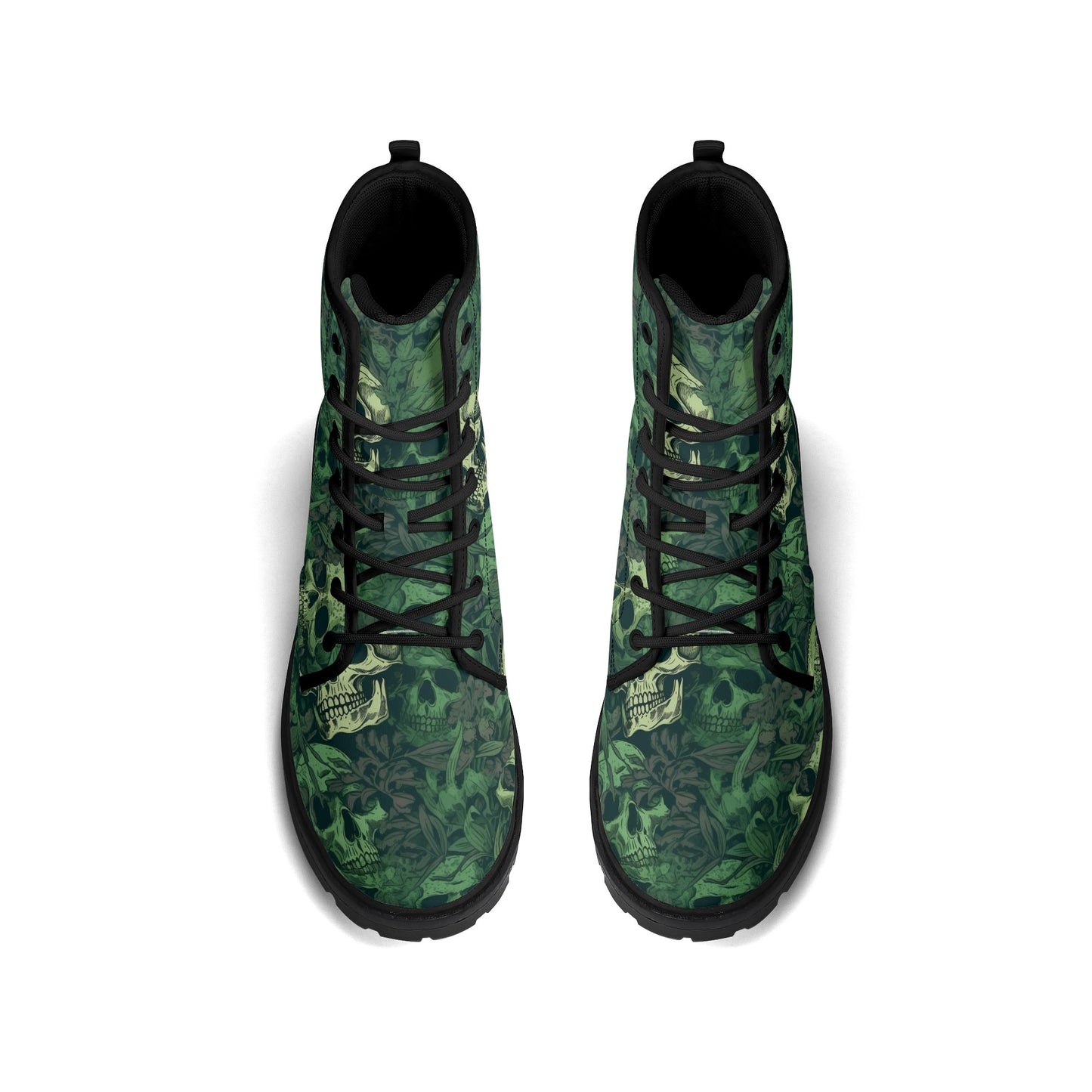 Green Skulls Mens Upgraded Black Outsole Leather Boots