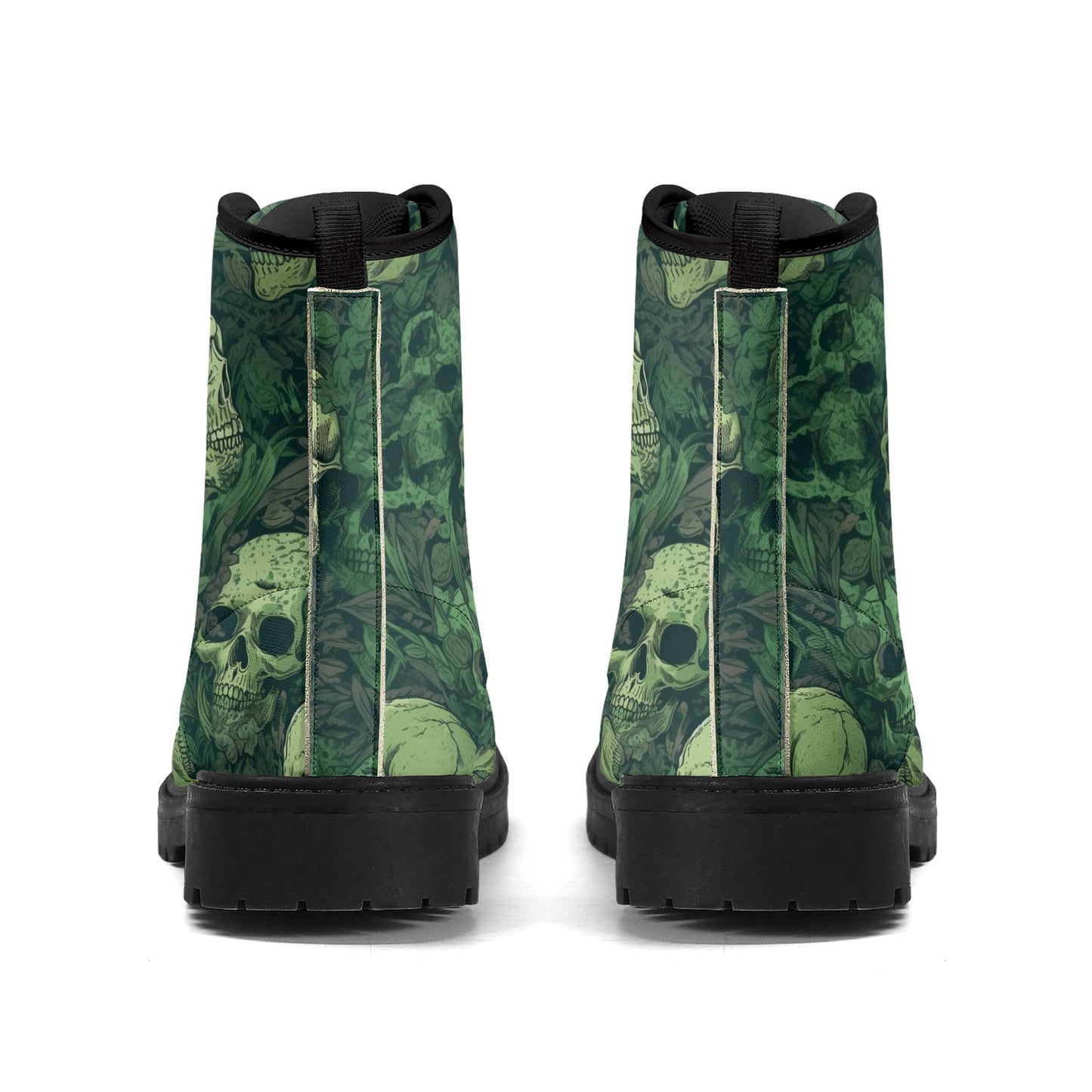 Green Skulls Mens Upgraded Black Outsole Leather Boots