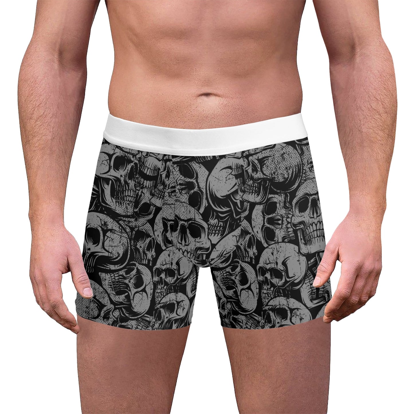 Silver Skulls Boxer Briefs