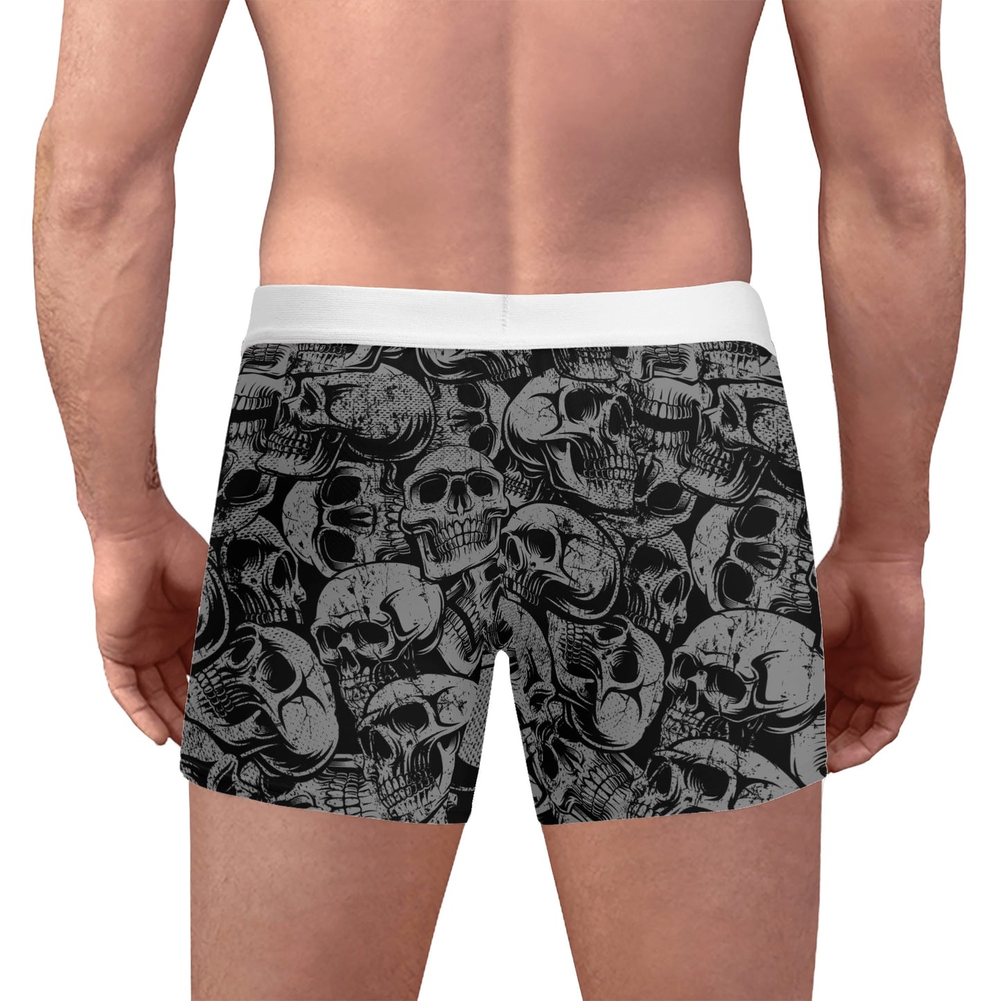 Silver Skulls Boxer Briefs