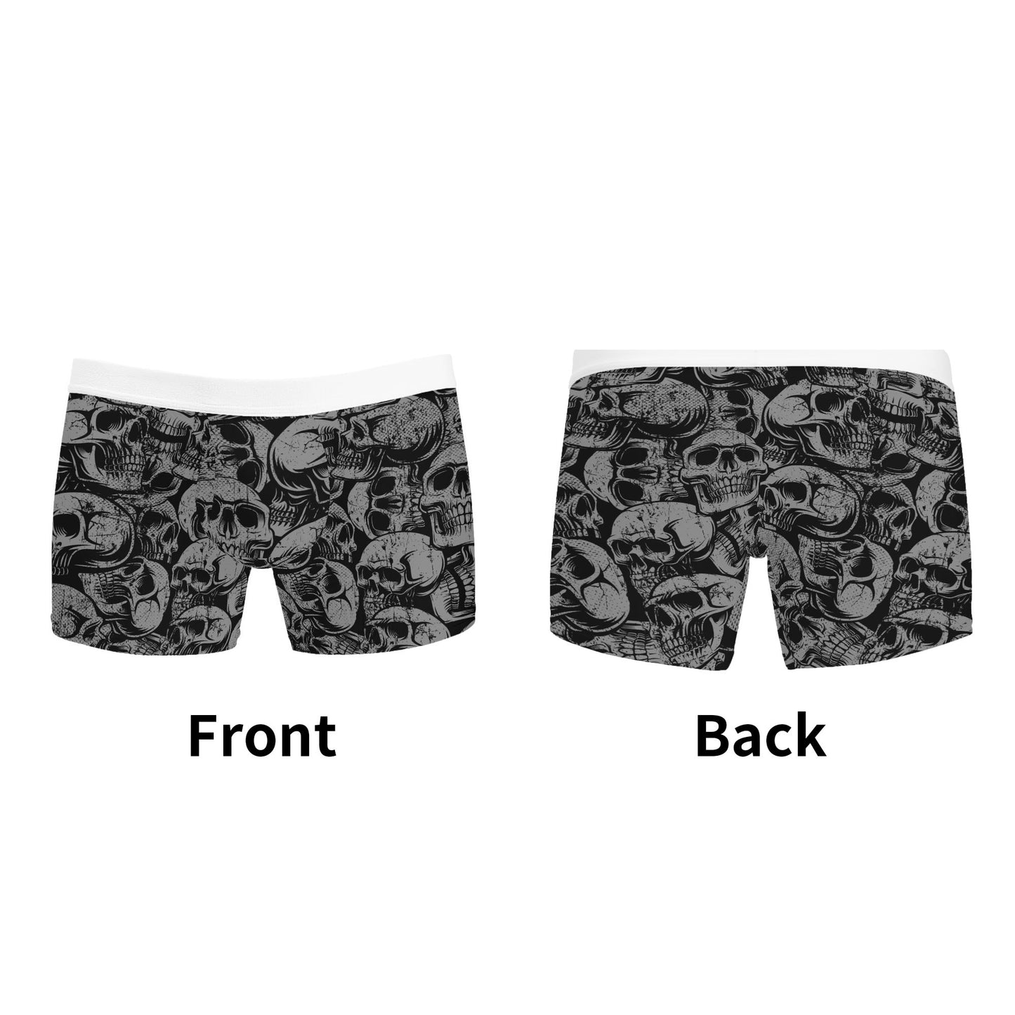 Silver Skulls Boxer Briefs