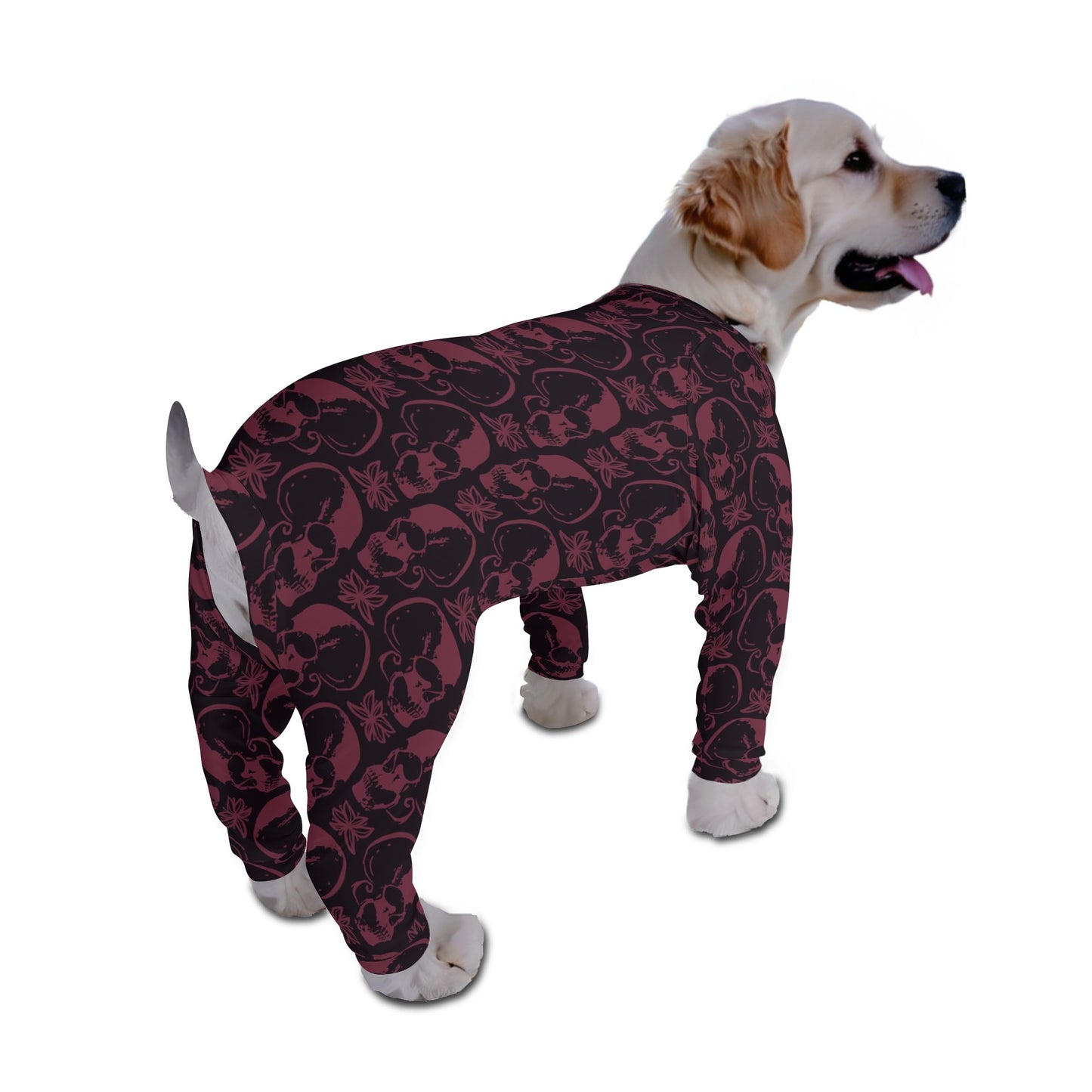 Purple Skulls Ultra-Soft Dog Pajamas