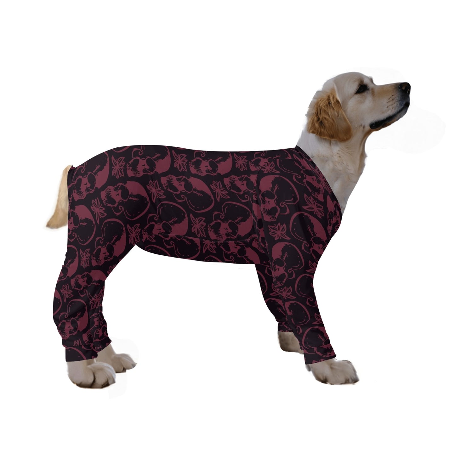 Purple Skulls Ultra-Soft Dog Pajamas