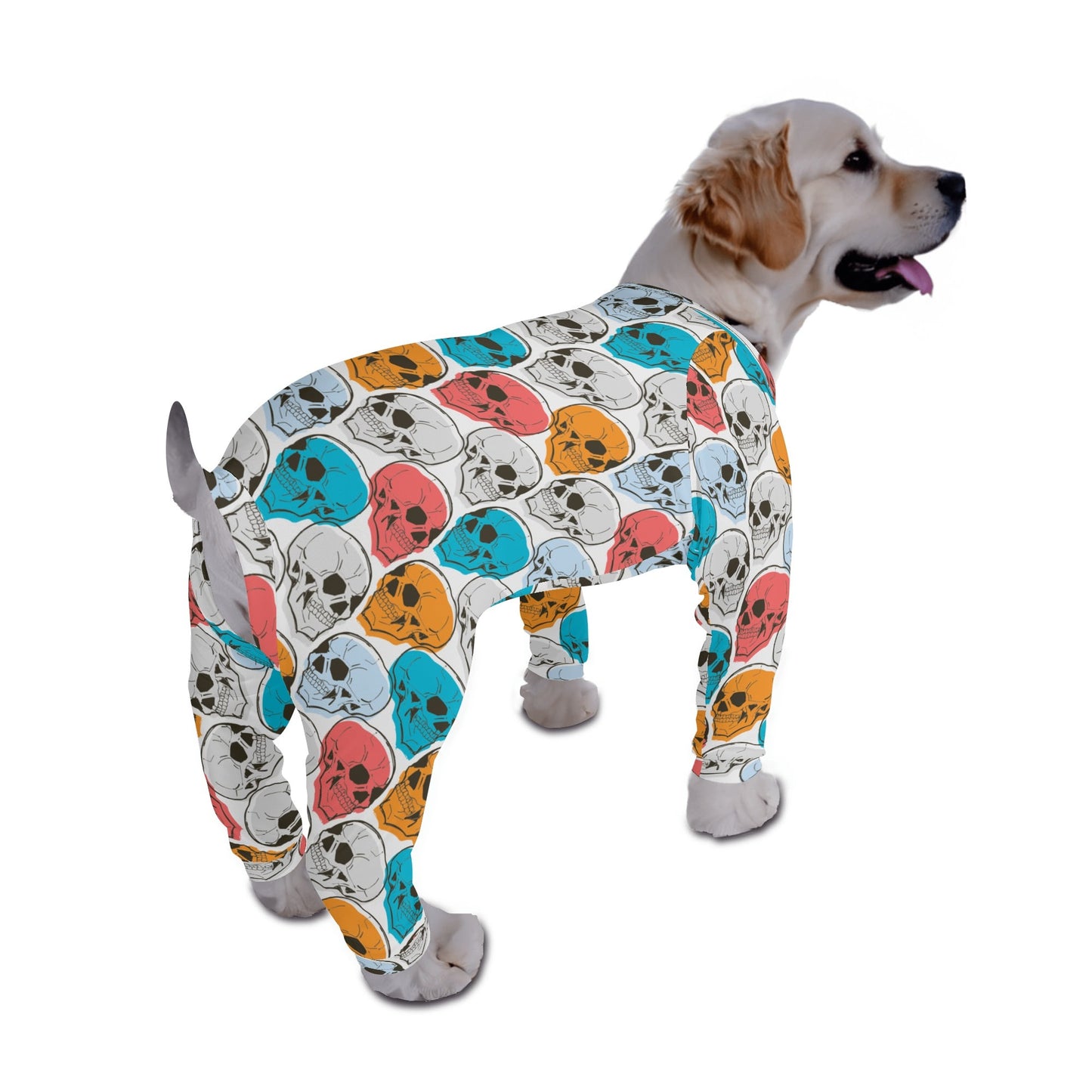 Colorful Skulls Ultra-Soft Dog Pajamas