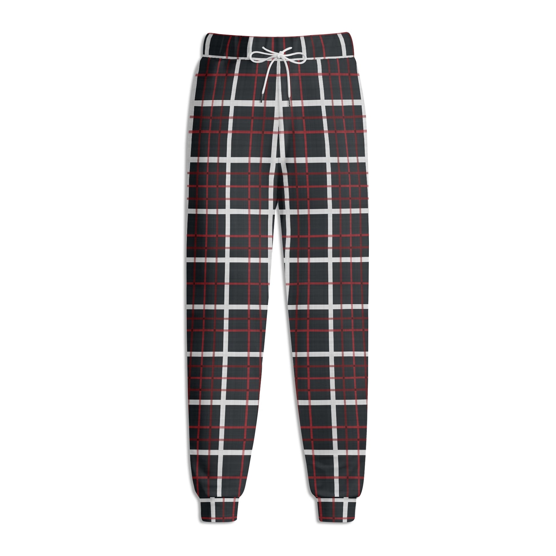 Red, White And Black Design Joggers Sweatpants