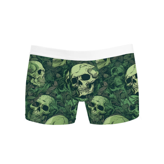 Green Skulls Boxer Briefs