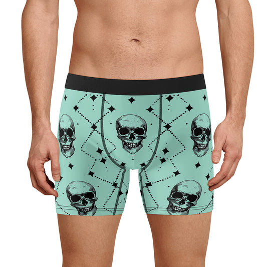 Skull Design Mens Classic Stretch Boxers