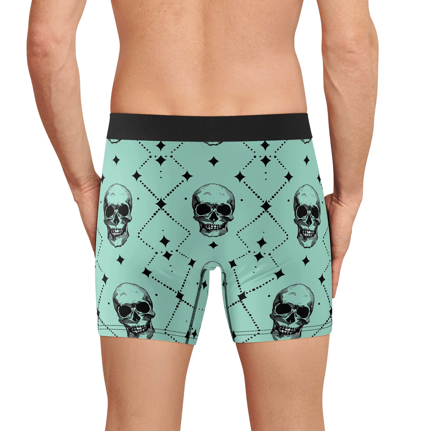 Skull Design Mens Classic Stretch Boxers