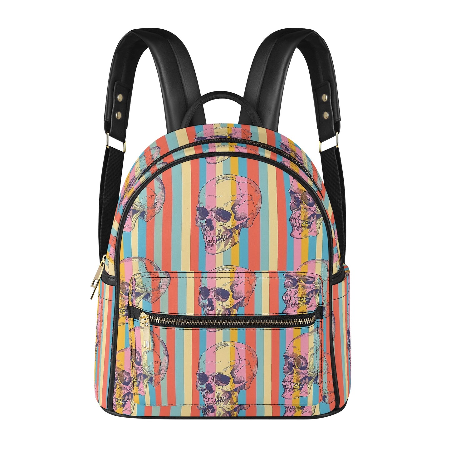 Skulls And Stripes Casual Backpack