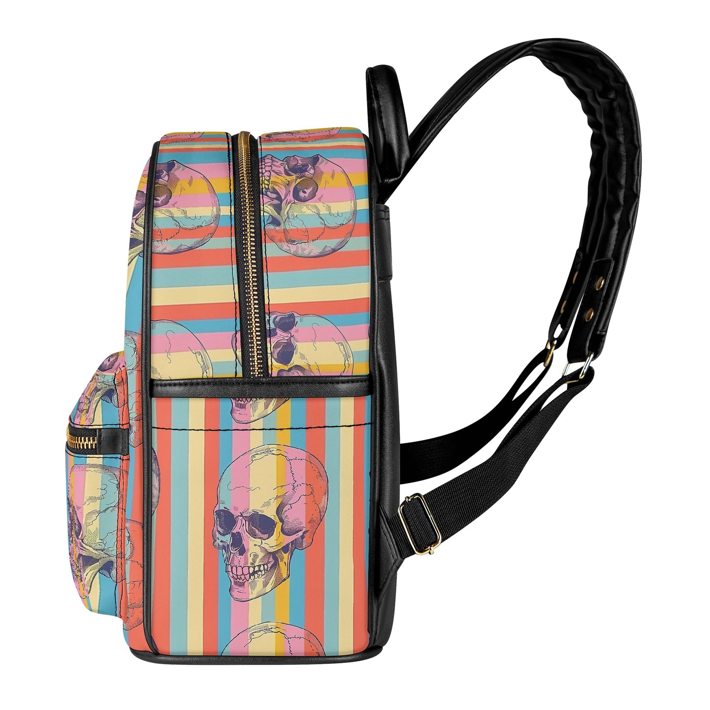 Skulls And Stripes Casual Backpack