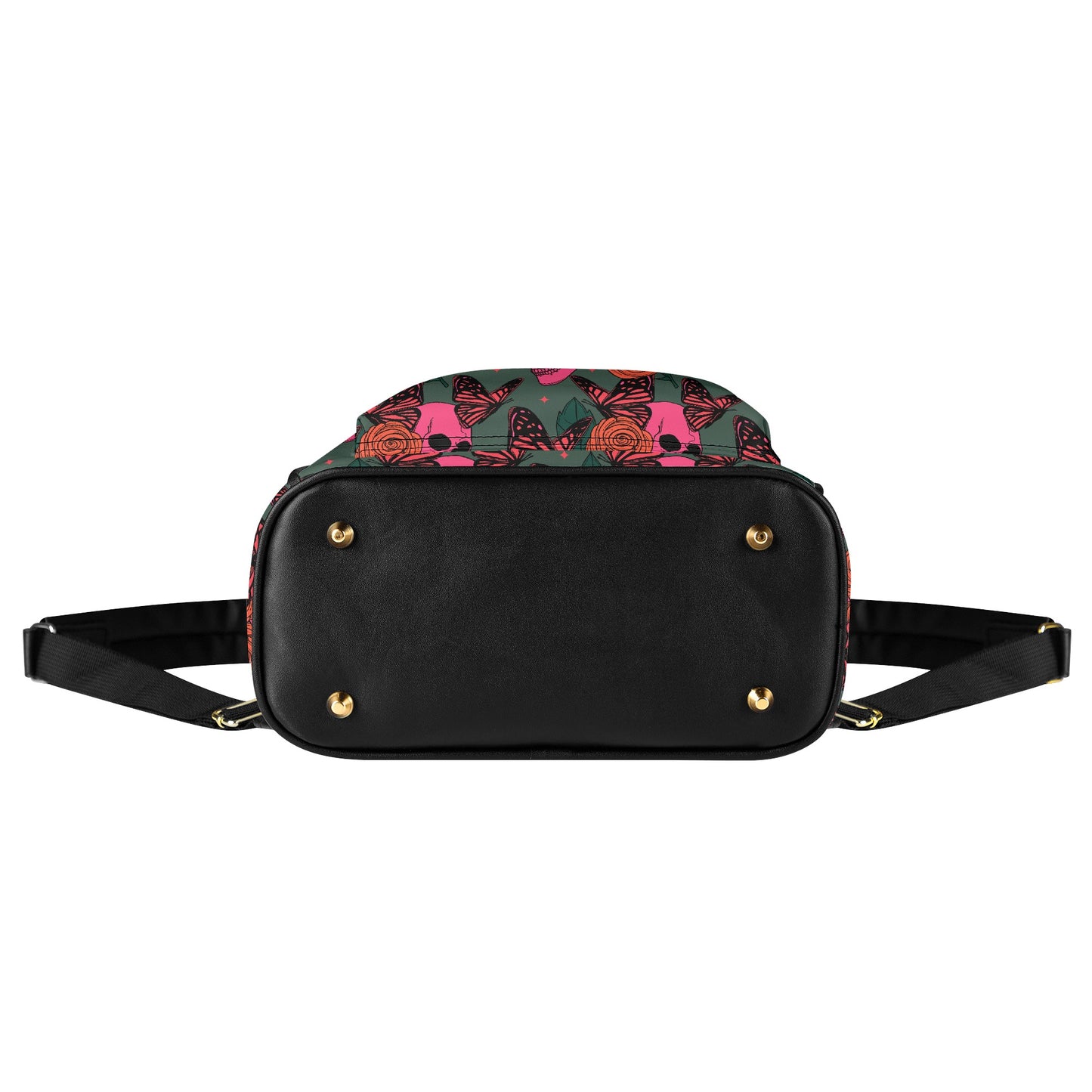 Skulls Butterflies And Flowers Casual Backpack