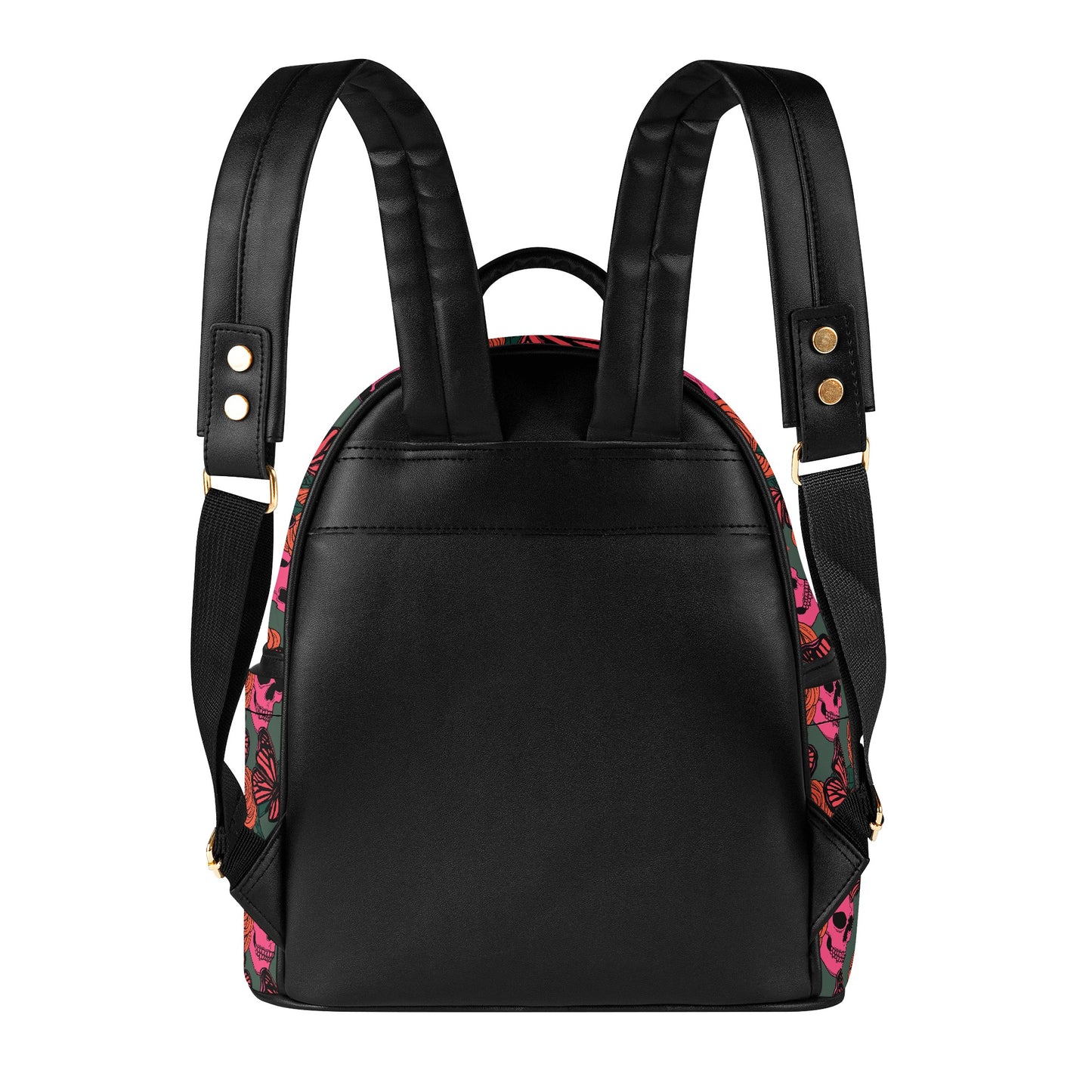 Skulls Butterflies And Flowers Casual Backpack